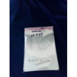 Пакет з липкою стрічкою 15*10 см (100 шт)